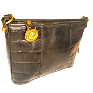 Brahmin Black Leather Shoulder Bag